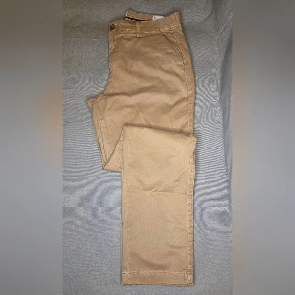 NWOT Gap Girlfriend Twill Stripe Chinos - Camel - Size 6 - Picture 4 of 5